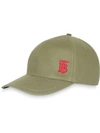 BURBERRY BURBERRY MONOGRAM MOTIF BASEBALL CAP - GREEN