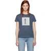 APC A.P.C. INDIGO LOGO T-SHIRT