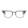 DITA DITA BLACK AND SILVER UNION SQUARE GLASSES