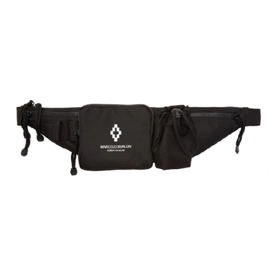 Marcelo Burlon County Of Milan Cross Fanny Pack In Black