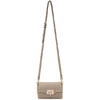 Valentino Rockstud Shoulder Bag In P45 Poudre
