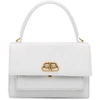 Balenciaga Sharp Xs Lizard-embossed Top-handle Bag In Bianco