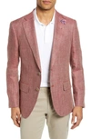 ROBERT GRAHAM LELAND REGULAR FIT LINEN & COTTON SPORT COAT,RS195016TF