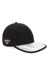 PRADA CLEAR BRIM BASEBALL CAP,1HC274 2CHI