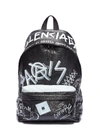 BALENCIAGA 'Explorer' graffiti print leather backpack
