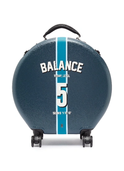 Ookonn X Studio Concrete Round Carry-on Spinner Suitcase – 5 Balance