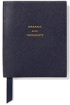 SMYTHSON PANAMA DREAMS AND THOUGHTS TEXTURED-LEATHER NOTEBOOK