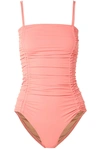 THREE GRACES LONDON HELENA RUCHED SWIMSUIT