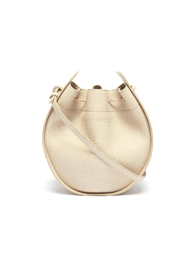 Leather Drawstring Pouch by The Row- La Garçonne