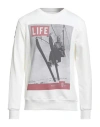 1921 Man Sweatshirt White Size Xs Cotton In White
