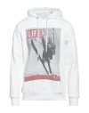 1921 Man Sweatshirt White Size Xxl Cotton In White