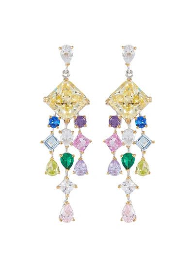 Anabela Chan 'ascher' Diamond Gemstone Drop Earrings