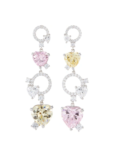 Anabela Chan 'cupid Heart' Diamond Gemstone Drop Earrings