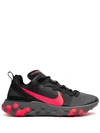 Nike Women's React Element 55 Casual Shoes, Black - Size 6.5 In Black