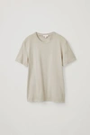 Cos Round-neck T-shirt In Green