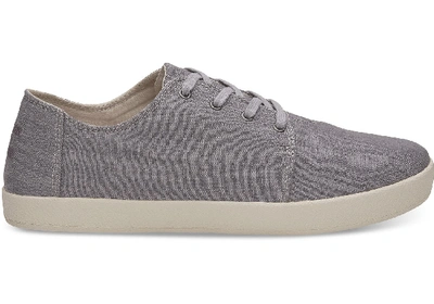 Toms Grey Denim Men's Payton Sneakers Shoes In Gray