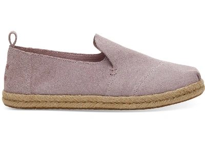 Toms Schuhe Lilac Suede Deconstructed Alpargatas Espadrilles Für Damen - Grösse 42 In Burnished Lilac