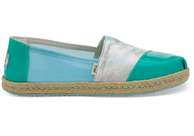 Toms Pastel Turquoise Jelly Women's Espadrilles Shoes