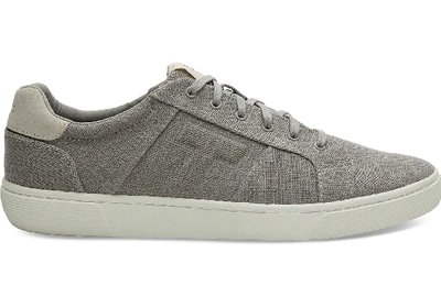 Toms Schuhe Graue Canvas Leandro Sneaker Für Herren - Grösse 46 In Grey