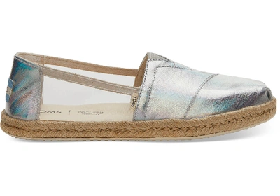 Toms Schuhe Silber Transparent Espadrilles Für Damen - Grösse 37.5 In Clear