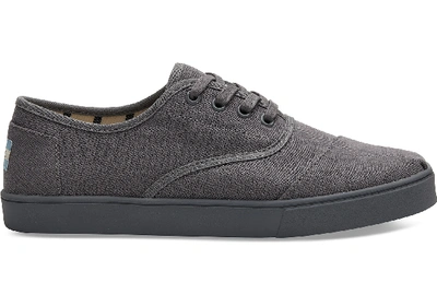 Toms Schuhe Graue Canvas Cordones Sneaker Für Herren - Grösse 44.5 In Grey