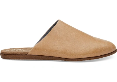 Toms Honey Leather Women's Jutti Mules Shoes In Neutrals | ModeSens