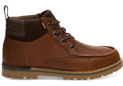 Toms Brown Leder Waterproof Hawthorne - Grösse Eu 42.5 Stiefel