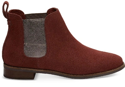 Toms Muscat Suede Women's Ella Ankle Boots In Muscat Braun