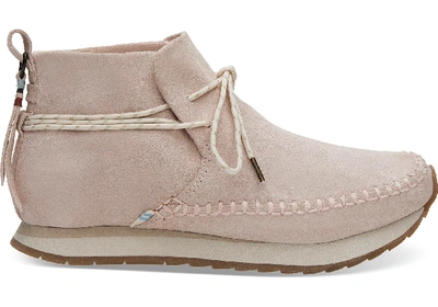 Toms Pink Suede Women's Rio Sneakers Shoes In Zartes Rosa