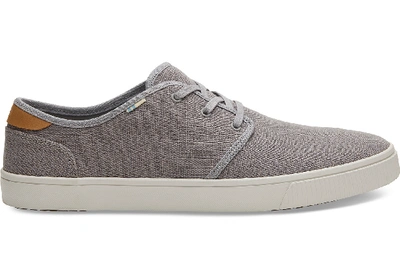 Toms Vegan Graue Canvas Carlo Sneaker Für Herren - Grösse Eu 45 Grey