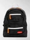 Heron Preston Double Front Zip Backpack In Black