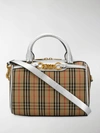 BURBERRY THE SMALL 1983 CHECK LINK BOWLING BAG,800644313710325