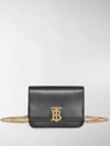 BURBERRY LEATHER BELTED TB BAG,801220013816101