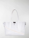 OFF-WHITE TRANSPARENT MESH TOTE,OWNA025R19D00057010013710155