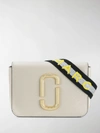 Marc Jacobs Hip Shot Logo Strap Bag In Grey
