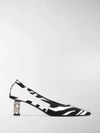 TOM FORD CRYSTAL EMBELLISHED SLINGBACK PUMPS,W2358SVZY13386360