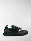 PRADA LEATHER AND TECHNICAL FABRIC SNEAKERS,2EG2663V7113455202