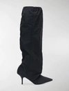 YEEZY SLOUCHY KNEE LENGTH BOOTS,YZ701013696110