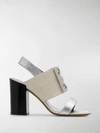 GIVENCHY LOGO PLAQUE SANDALS,BE302KE0B414015926