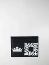 DOLCE & GABBANA PRINTED LOGO CARDHOLDER,BP0330AK44313689393