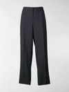 Givenchy Side-stripe Tuxedo Trousers In Blue