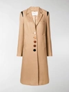 MARCO DE VINCENZO CORDUROY BUTTONED COAT,MF5142A4DUF0JD313243745