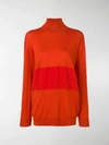 CHLOÉ TURTLE-NECK PANELLED SWEATER,13476659