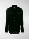 SAINT LAURENT LONG-SLEEVE FITTED SHIRT,527490Y854M13167564