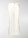 ALEXANDER MCQUEEN CROPPED FLARED JEANS,559498QMM1013606601