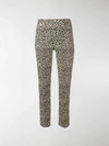 A.P.C. LEOPARD PRINT FITTED TROUSERS,COCWDF0911313627696