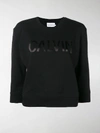 CALVIN KLEIN JEANS EST.1978 CROPPED LOGO PRINT SWEATSHIRT,J20J21031900013486564