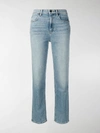 ALEXANDER WANG T CROPPED STRAIGHT LEG JEANS,4D994271AA13495875