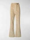 A.W.A.K.E. YOKE DETAIL CORDUROY TROUSERS,13409532