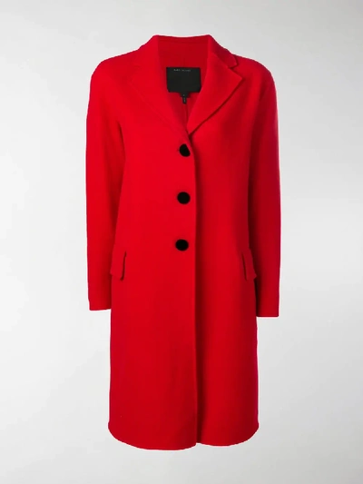 Marc Jacobs Single-breasted Coat In Red
